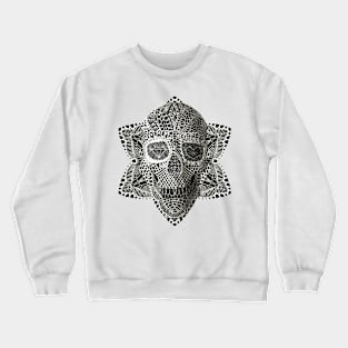 Lace Skull Crewneck Sweatshirt